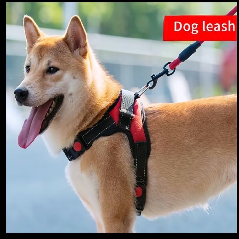 No-Pull Dog Harness Reflective Mesh Padded Adjustable Vest Comfort Pet M-XS
